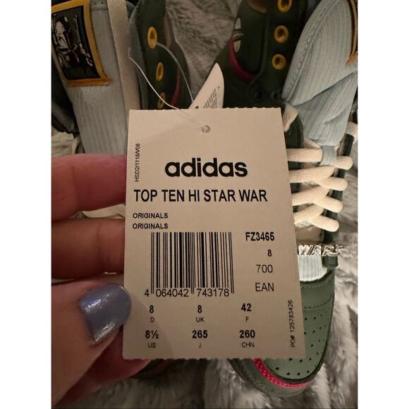Rare Sold Out NWT Boba Fett Adidas trainers - Picture 12 of 12